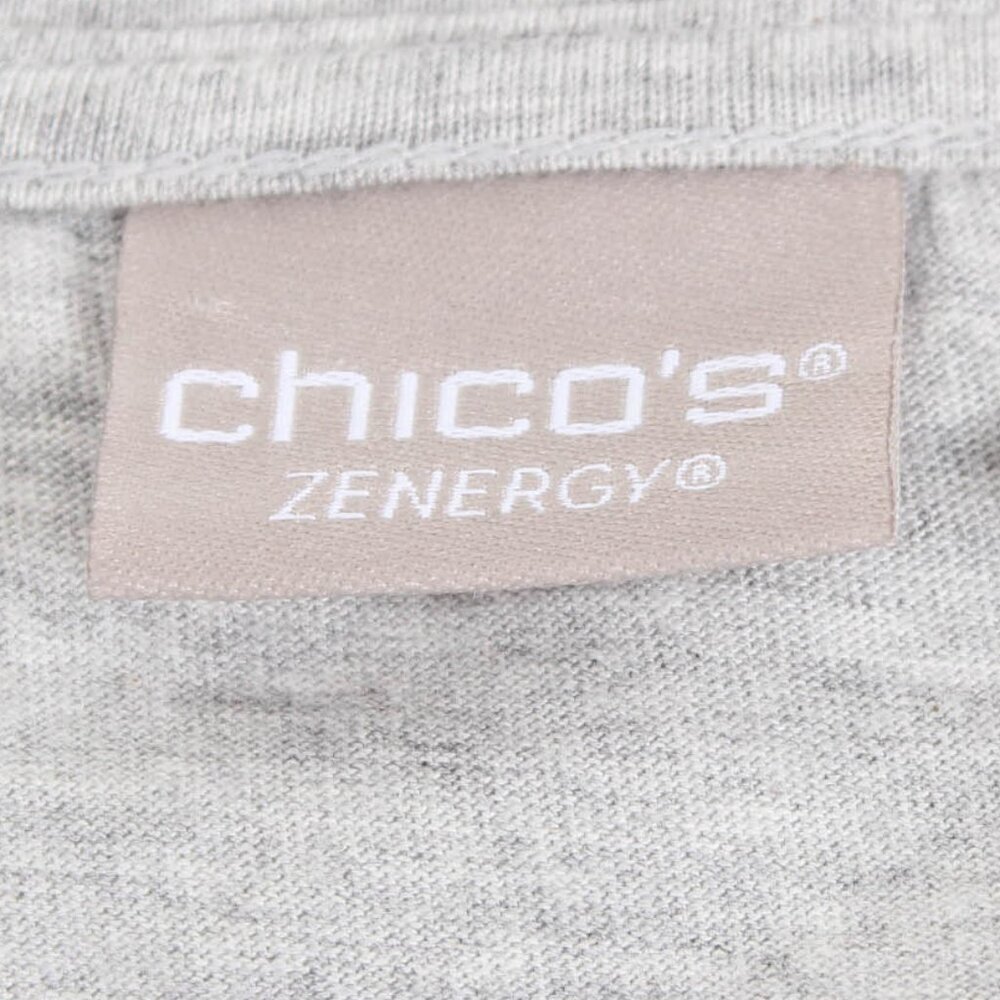 Chico's Zenergy V-Neck T-Shirt - P2P 23" - Picture 5 of 9
